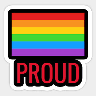 Rainbow Proud Sticker